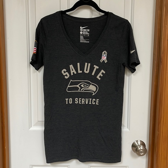 Salute to service Seahawk shirt - Picture 1 of 4